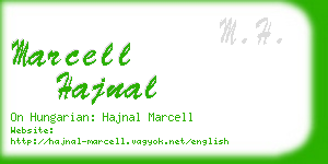 marcell hajnal business card